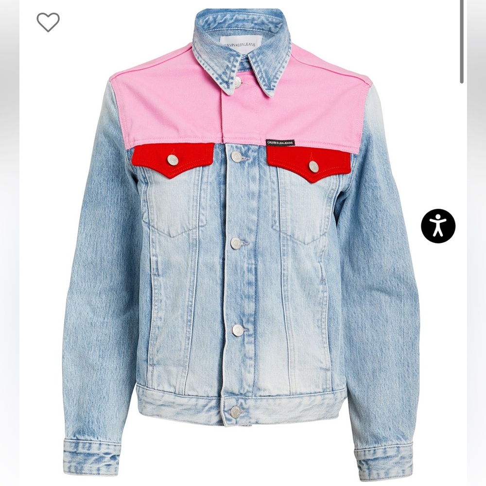 Calvin Klein Color Block Jean jacket